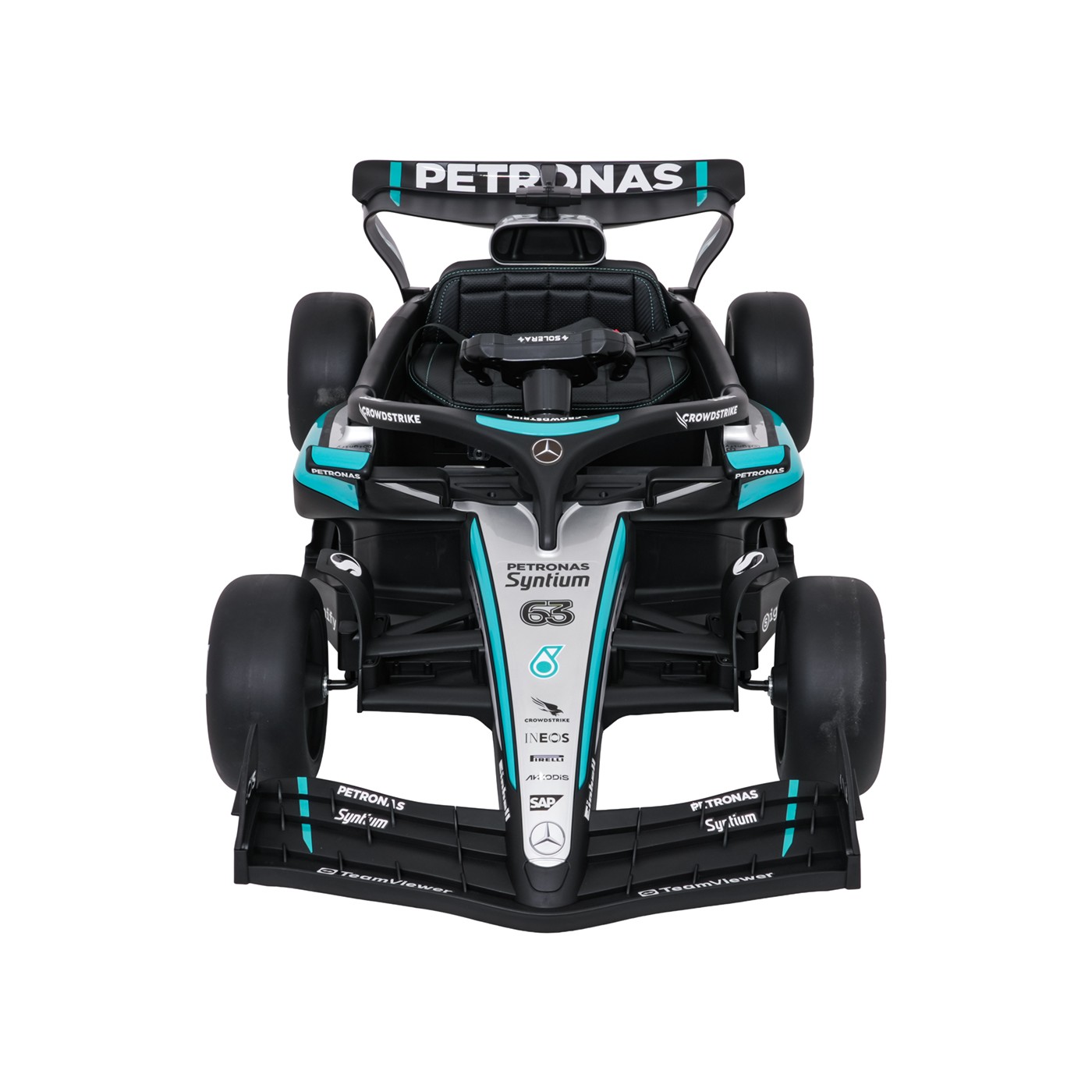 Vozidlo AMG PETRONAS F1 Čierne pretekárske auto