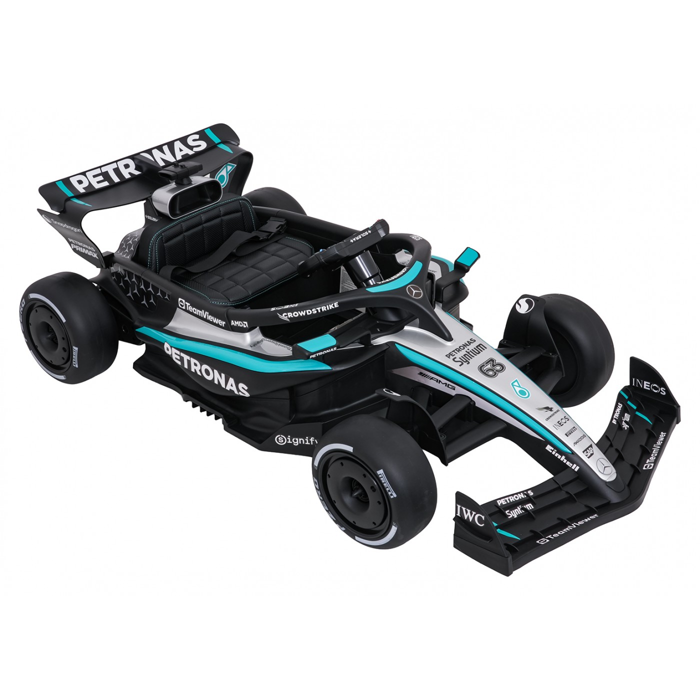 Vozidlo AMG PETRONAS F1 Čierne pretekárske auto