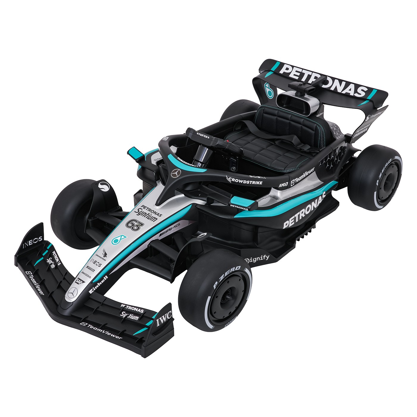 Vozidlo AMG PETRONAS F1 Čierne pretekárske auto