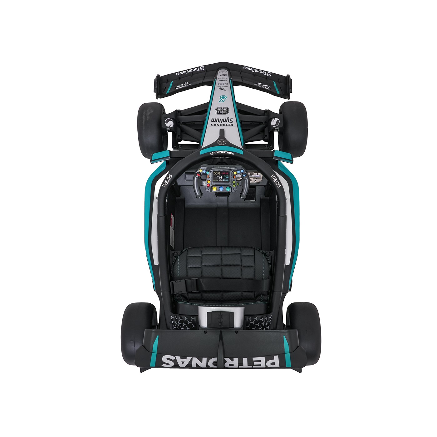 Vozidlo AMG PETRONAS F1 Čierne pretekárske auto