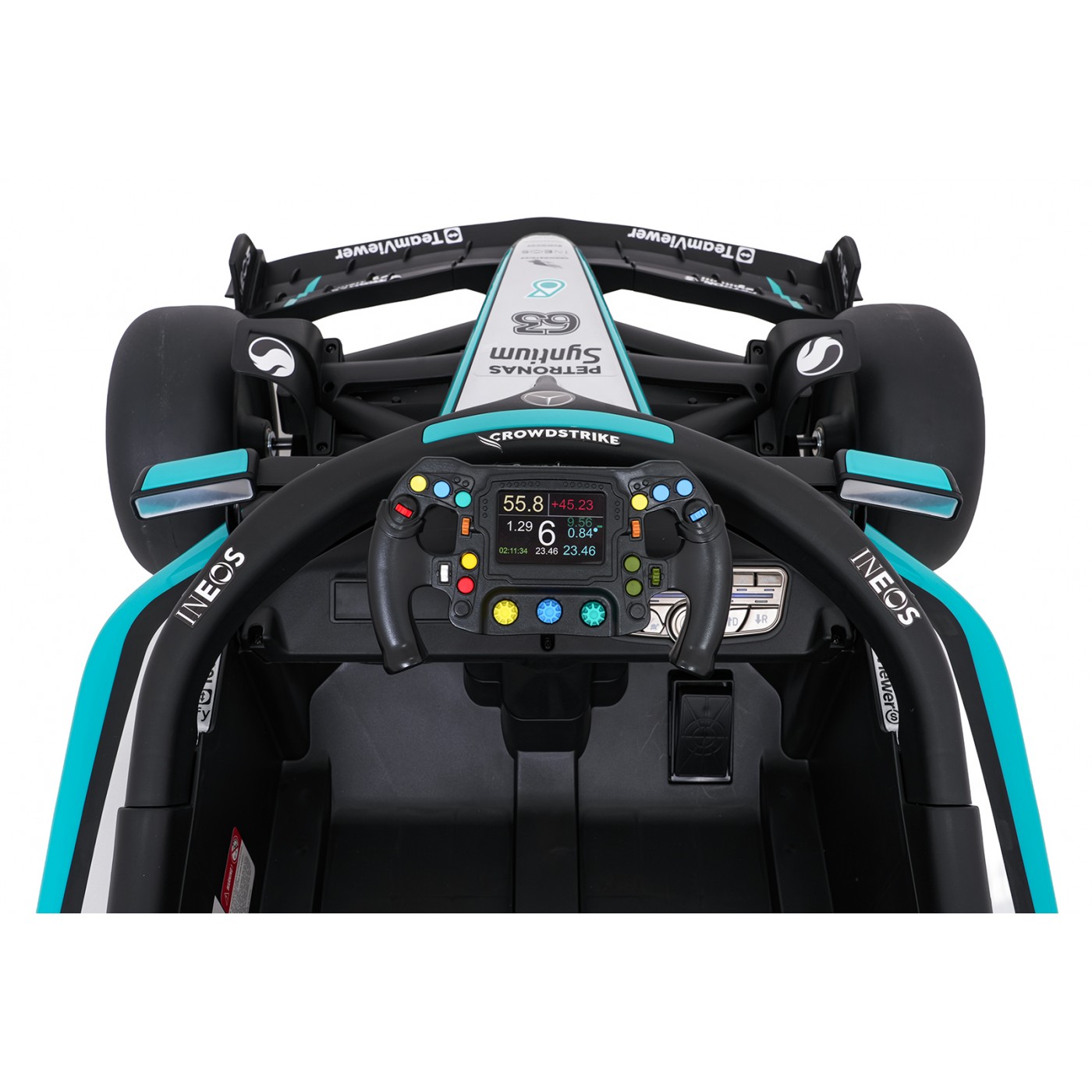 Vozidlo AMG PETRONAS F1 Čierne pretekárske auto
