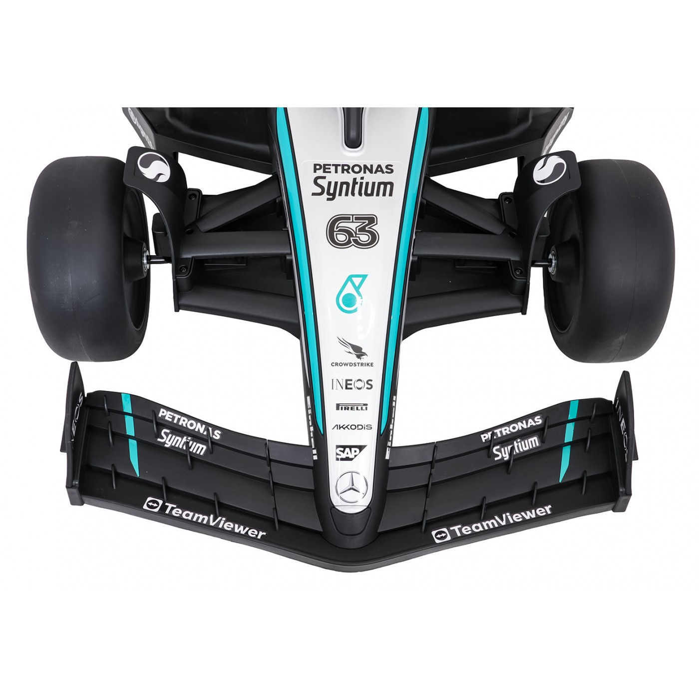 Vozidlo AMG PETRONAS F1 Čierne pretekárske auto