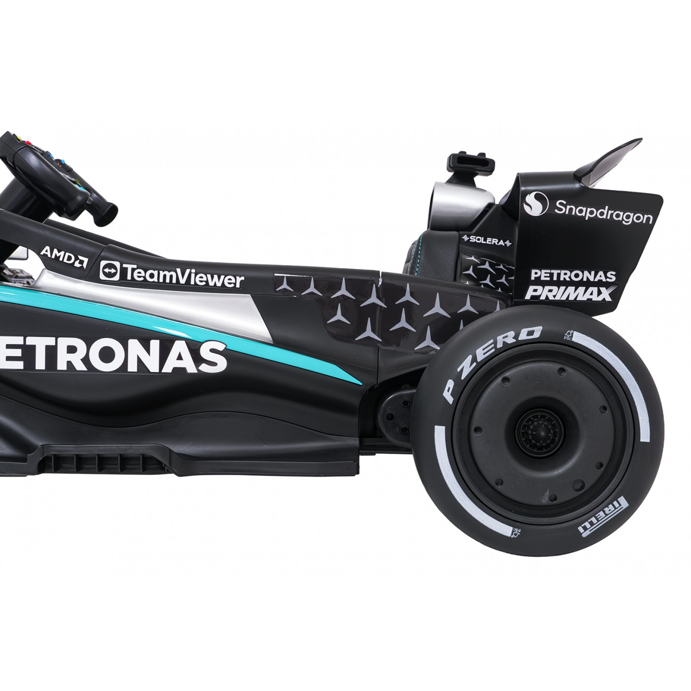 Vozidlo AMG PETRONAS F1 Čierne pretekárske auto