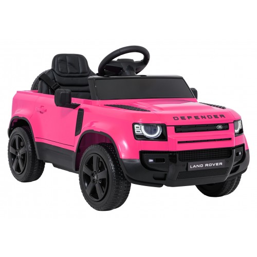 Ružové vozidlo Land Rover Defender