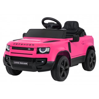 Ružové vozidlo Land Rover Defender