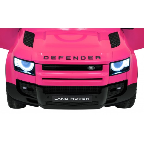 Ružové vozidlo Land Rover Defender