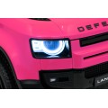 Ružové vozidlo Land Rover Defender