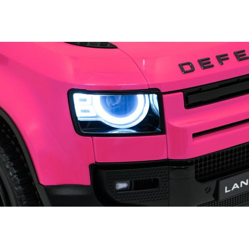 Ružové vozidlo Land Rover Defender