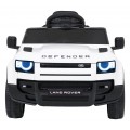 Land Rover Defender biele vozidlo