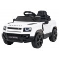 Land Rover Defender biele vozidlo