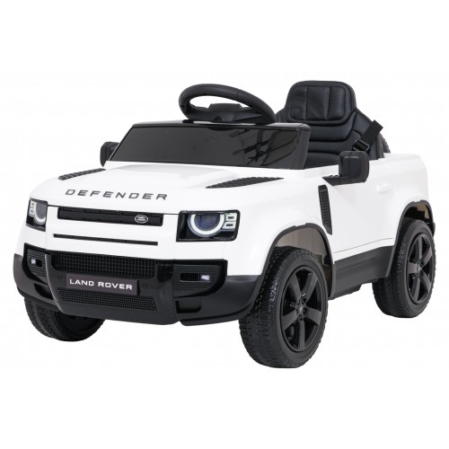 Land Rover Defender biele vozidlo