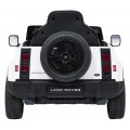 Land Rover Defender biele vozidlo