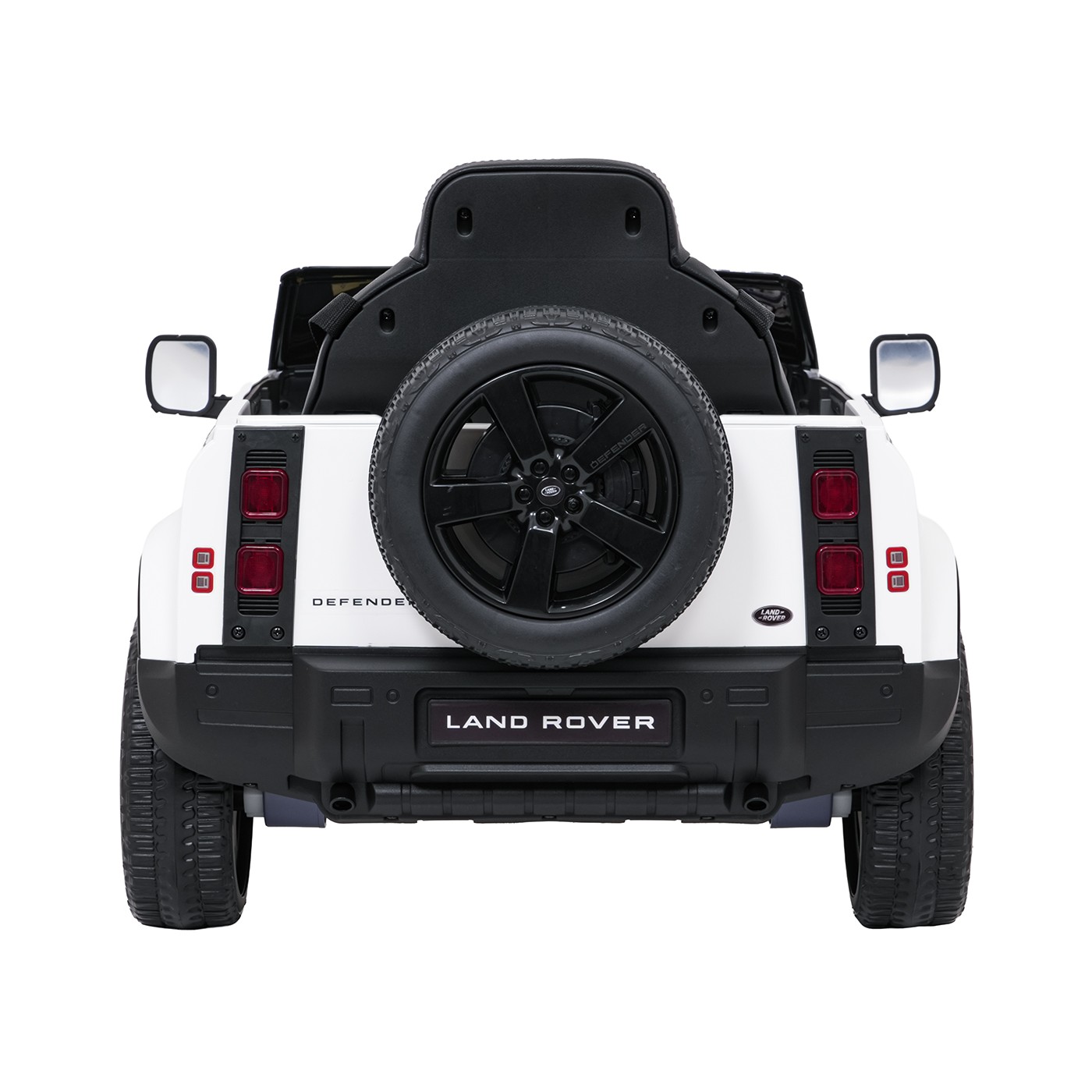 Land Rover Defender biele vozidlo
