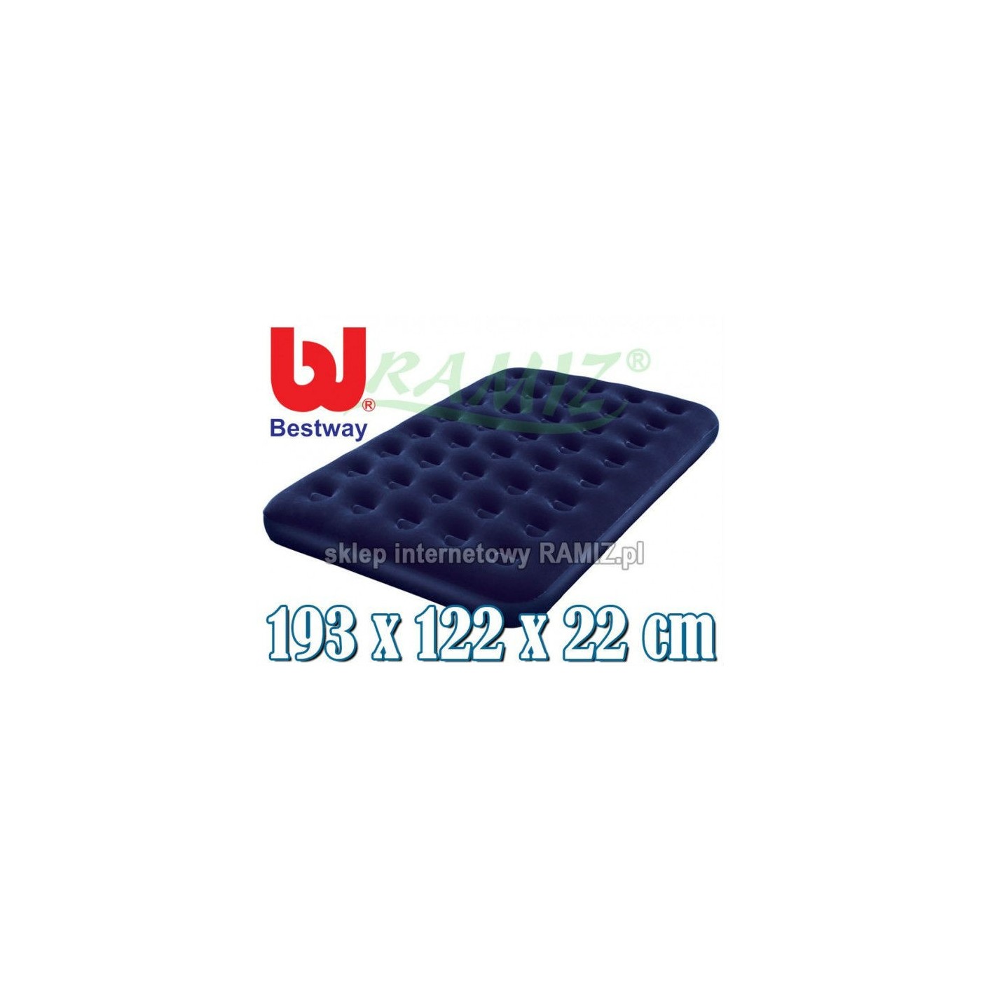 Matrac Velúrový COIL BEAM 193 122 22cm BESTWAY