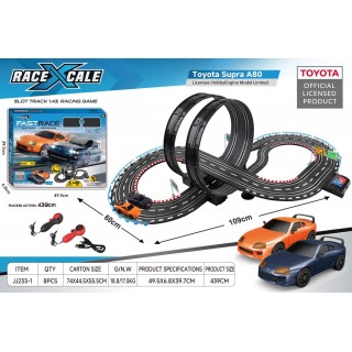 R/C TOYOTA Pretekárska dráha 1:43 - 109x60 cm