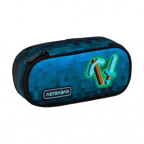 Puzdro na ceruzky ASTRABAG ASTRABAG BLUE PIXEL
