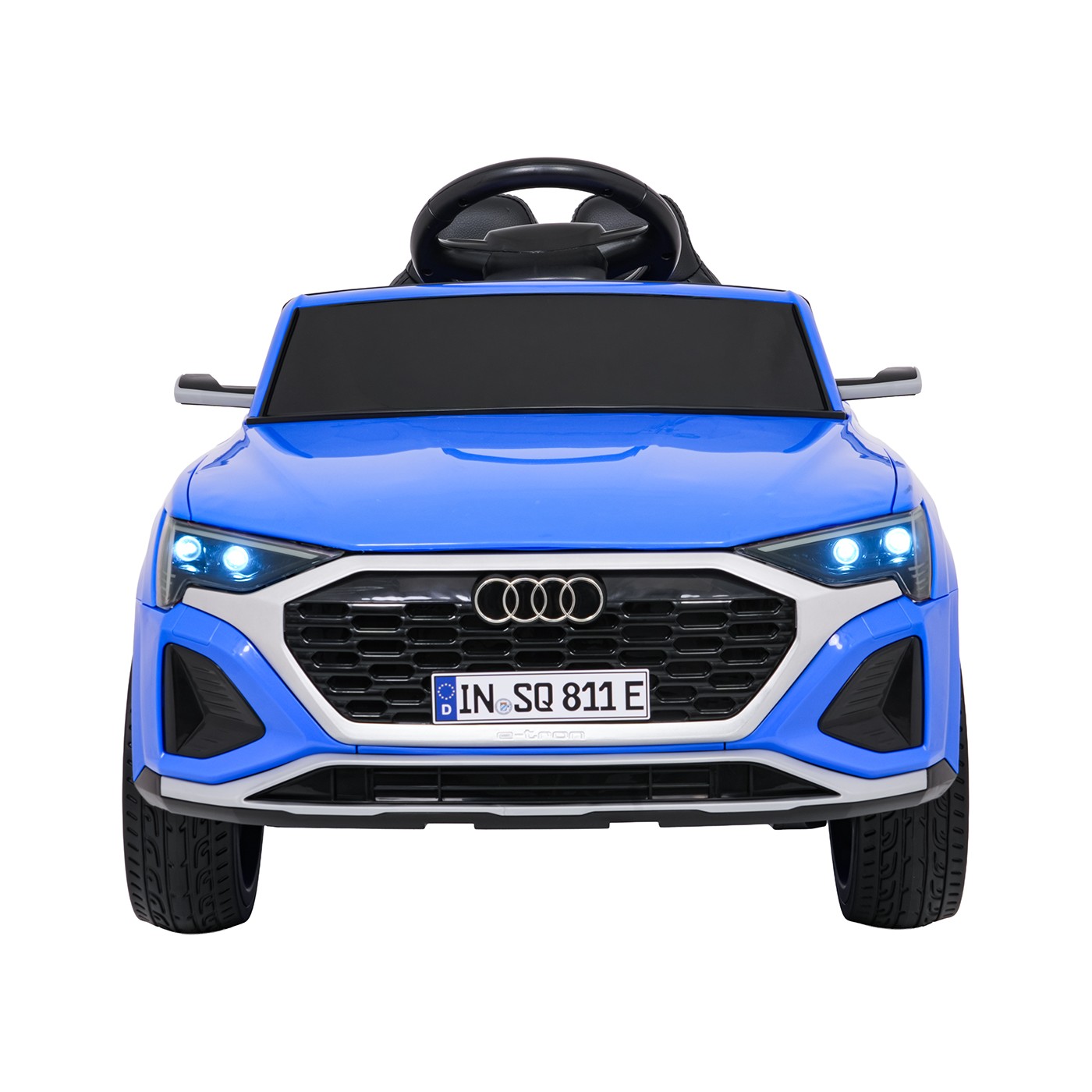 Modré vozidlo Audi SQ8