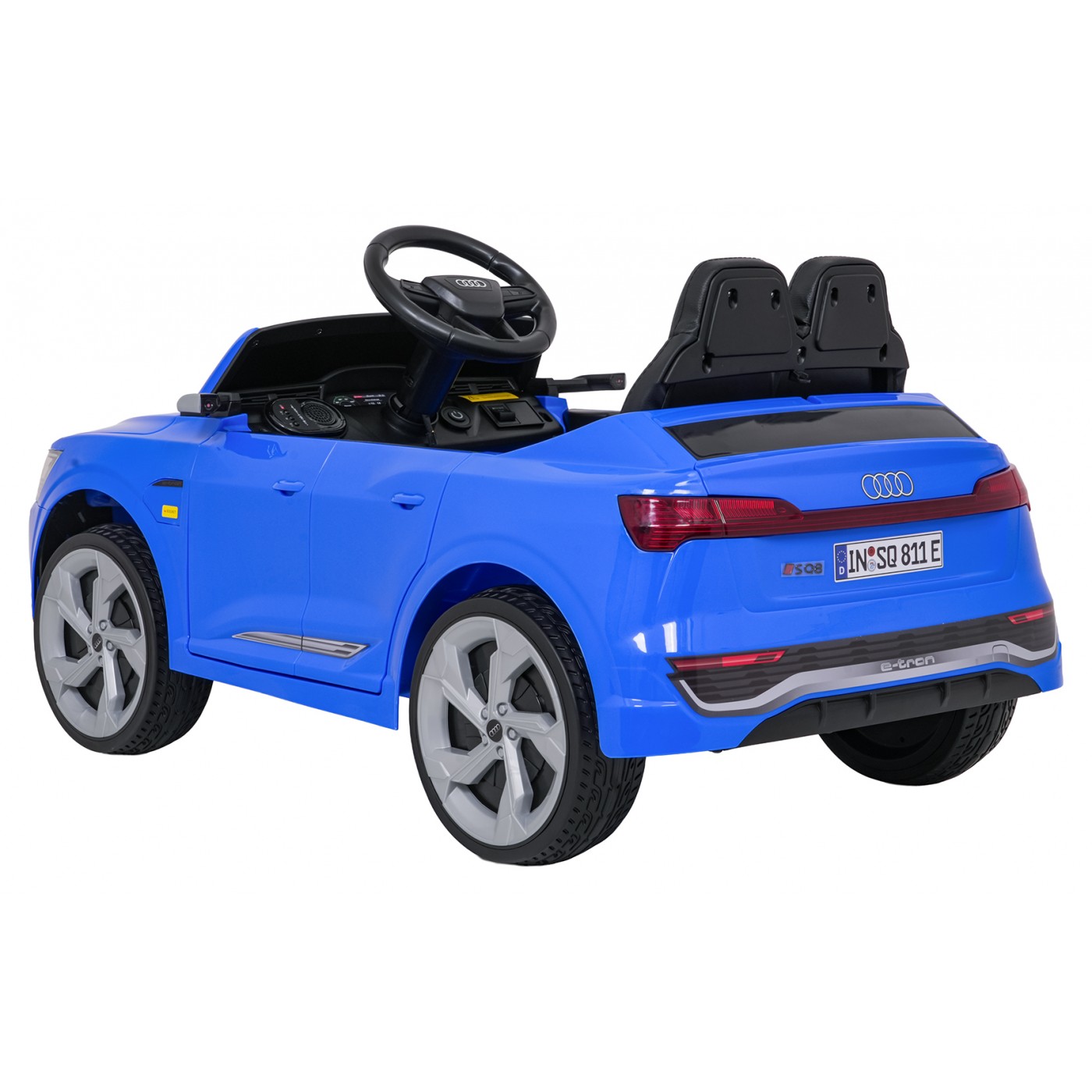 Modré vozidlo Audi SQ8