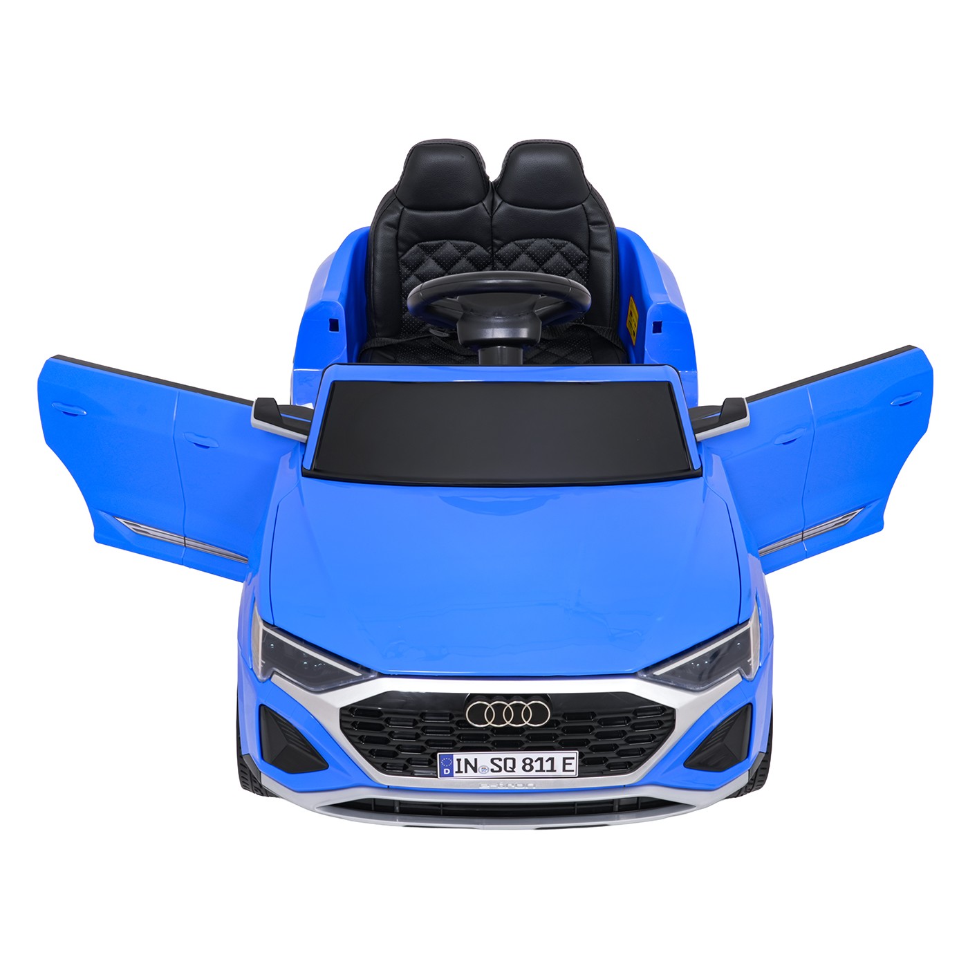 Modré vozidlo Audi SQ8