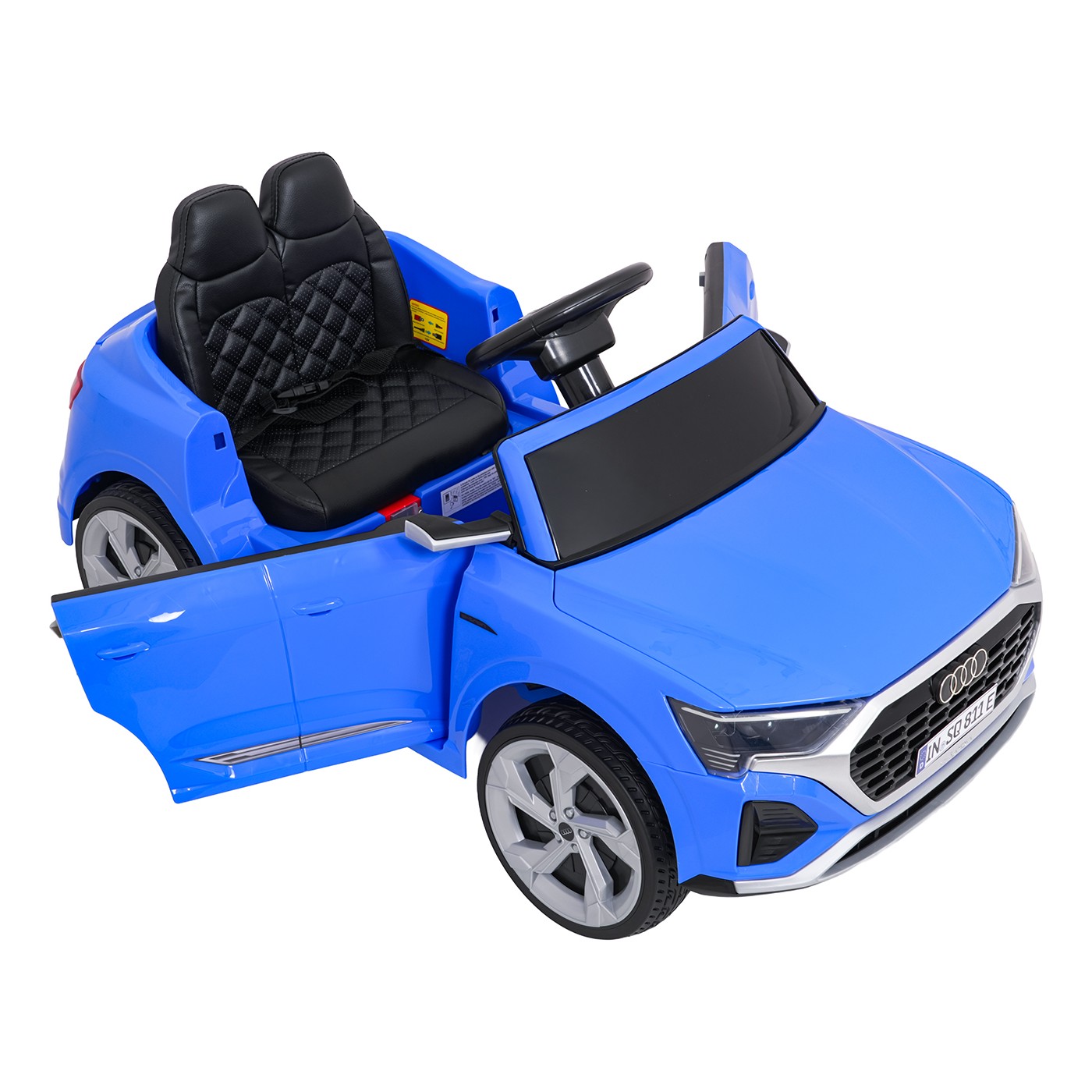 Modré vozidlo Audi SQ8