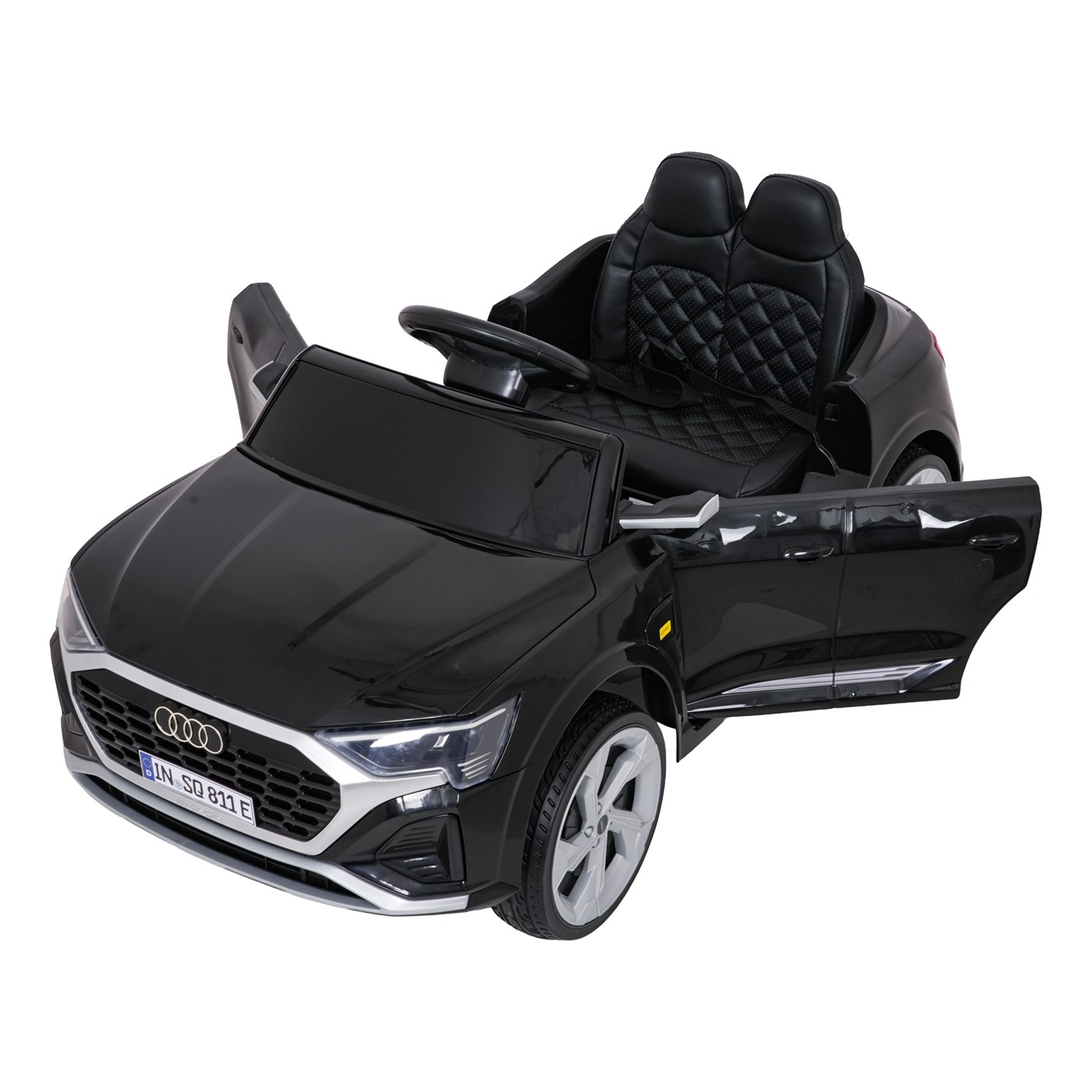 Čierne vozidlo Audi SQ8