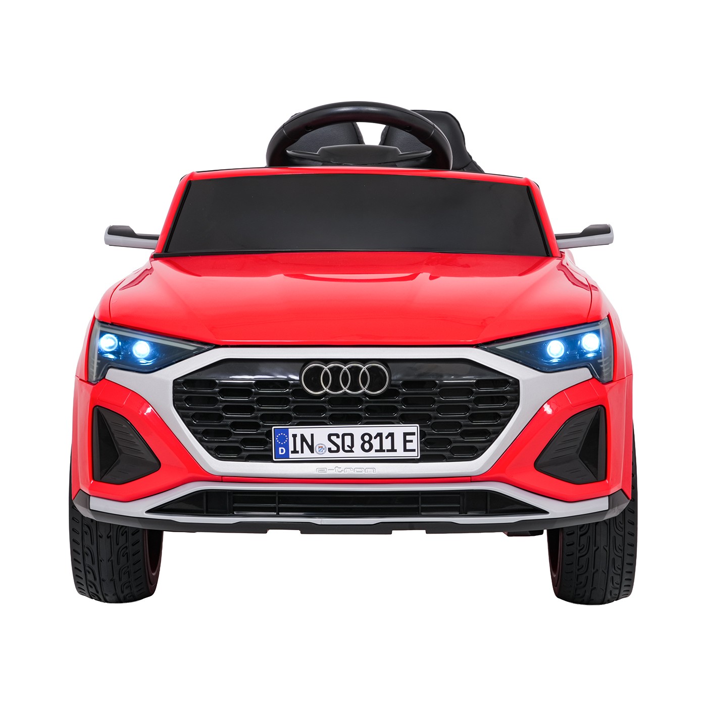 Audi SQ8 Červené vozidlo