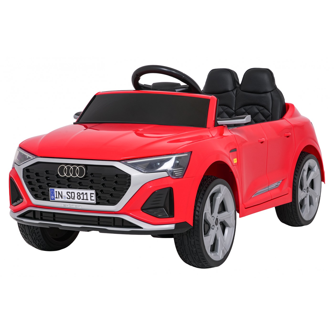 Audi SQ8 Červené vozidlo