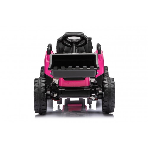 Traktor XT60 s prívesom ružový