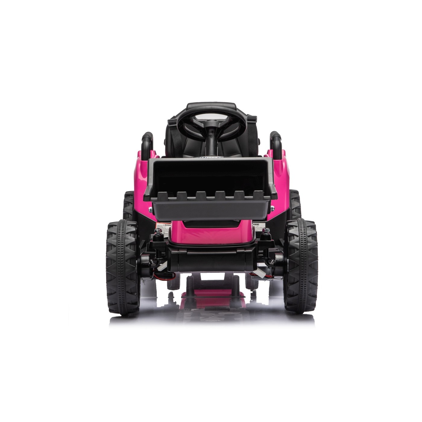 Traktor XT60 s prívesom ružový