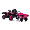 Traktor XT60 s prívesom ružový
