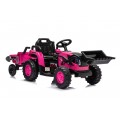 Traktor XT60 s prívesom ružový