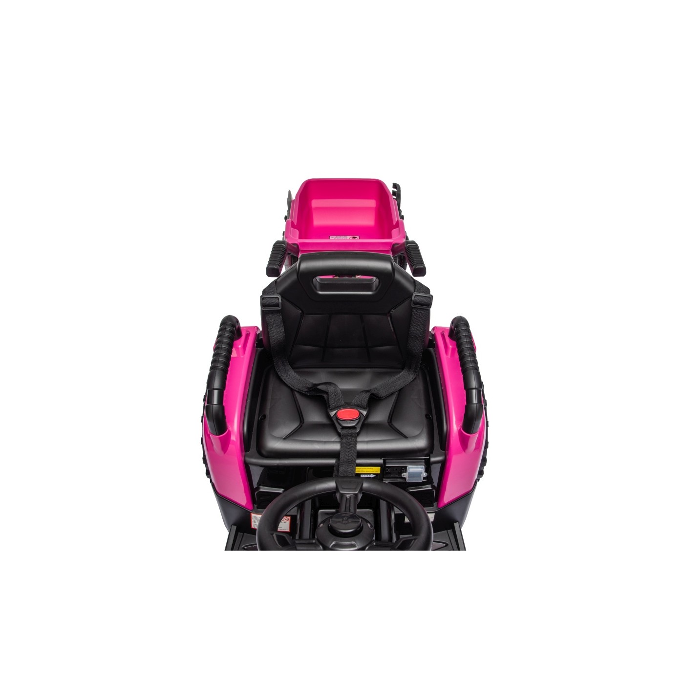 Traktor XT60 s prívesom ružový