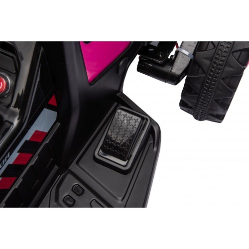 Traktor XT60 s prívesom ružový