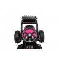 Traktor XT60 s prívesom ružový