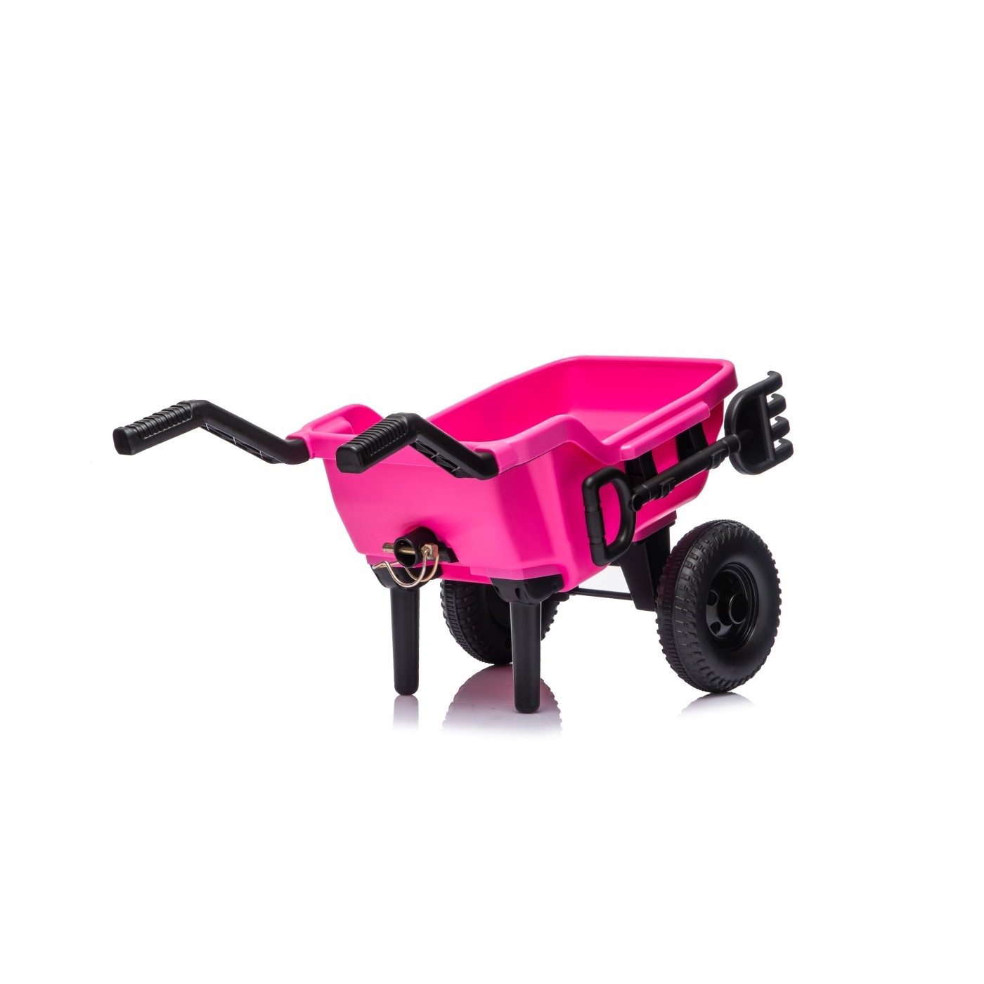 Traktor XT60 s prívesom ružový