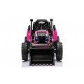 Traktor XT60 s prívesom ružový
