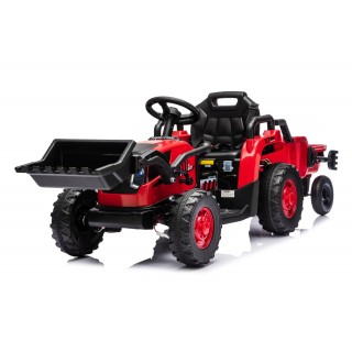 Traktor XT60 s prívesom Červený
