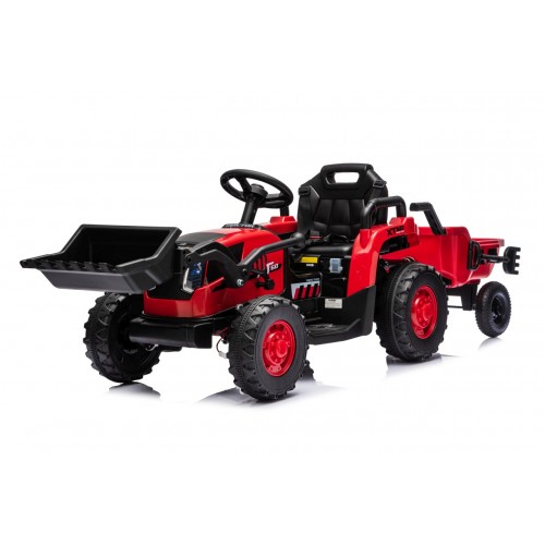 Traktor XT60 s prívesom Červený