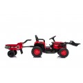 Traktor XT60 s prívesom Červený