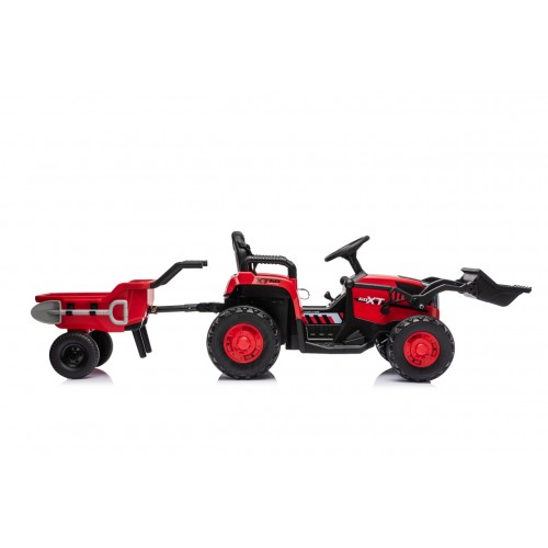 Traktor XT60 s prívesom Červený