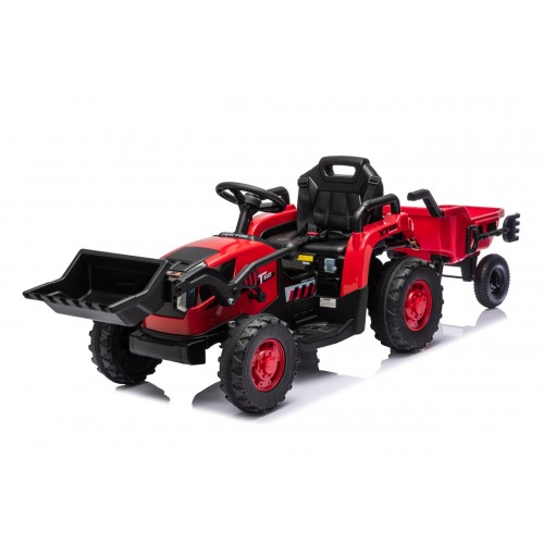 Traktor XT60 s prívesom Červený