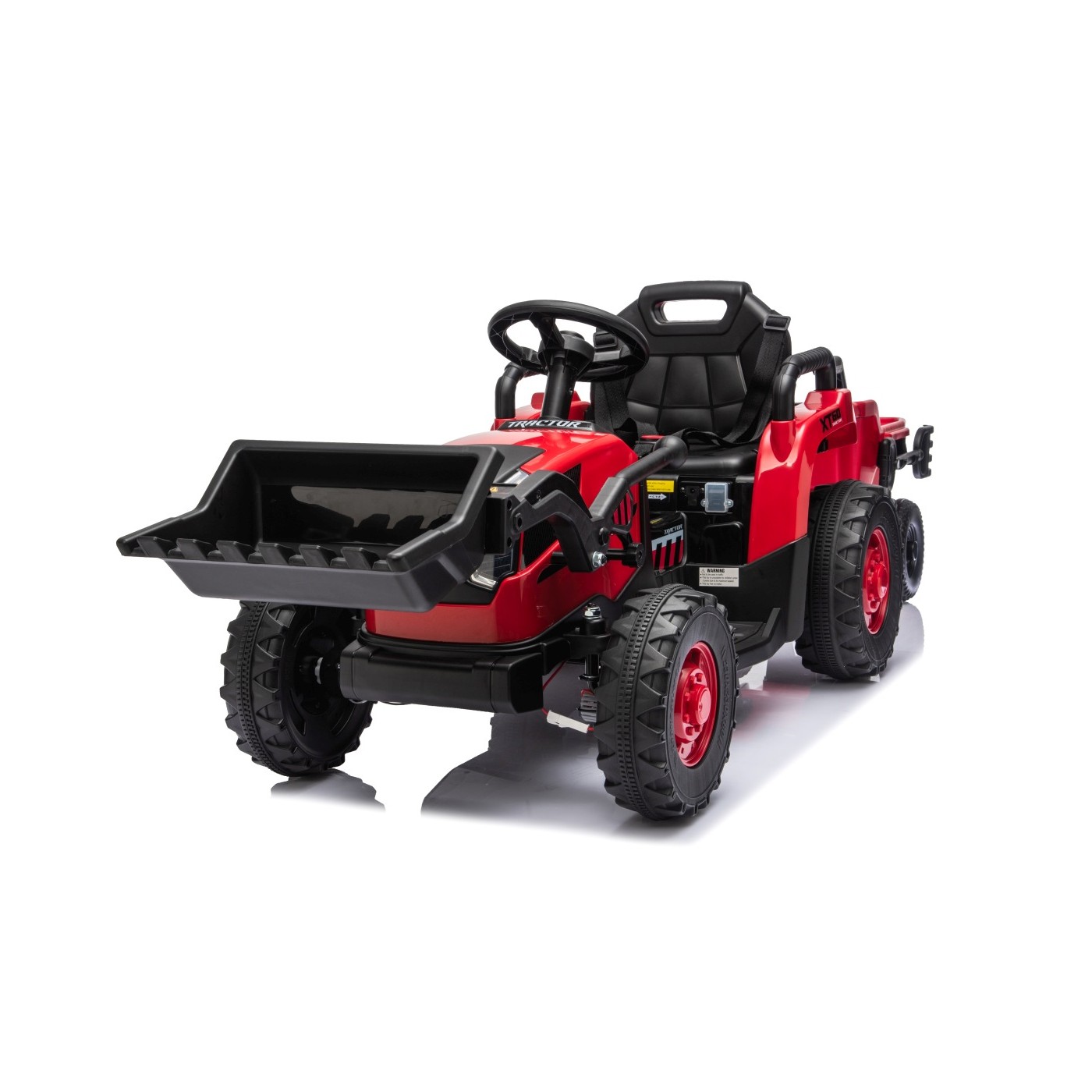 Traktor XT60 s prívesom Červený
