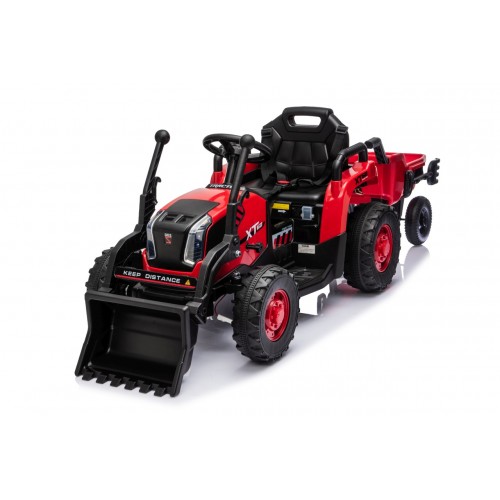 Traktor XT60 s prívesom Červený