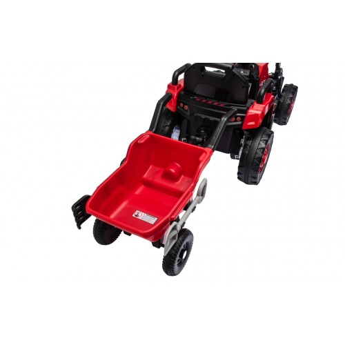 Traktor XT60 s prívesom Červený