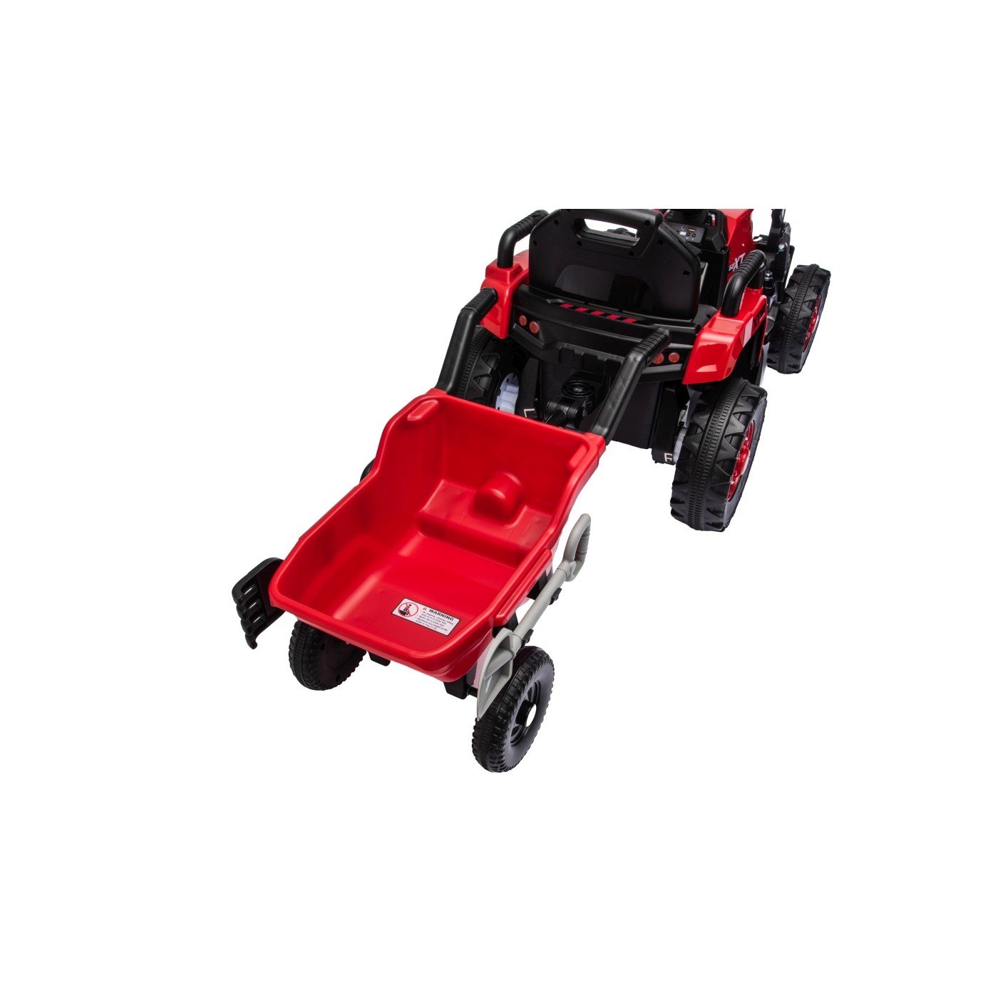 Traktor XT60 s prívesom Červený