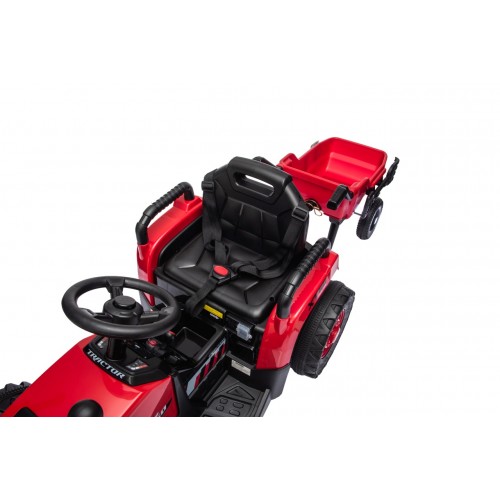 Traktor XT60 s prívesom Červený