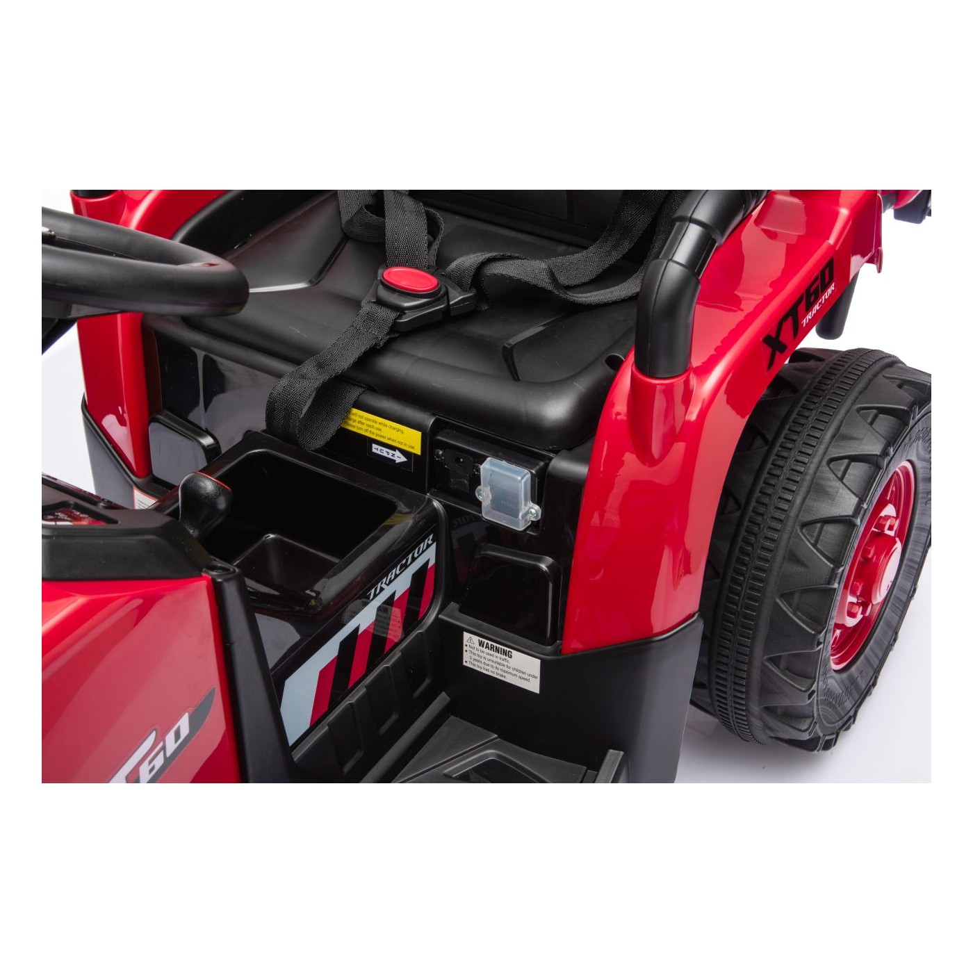 Traktor XT60 s prívesom Červený