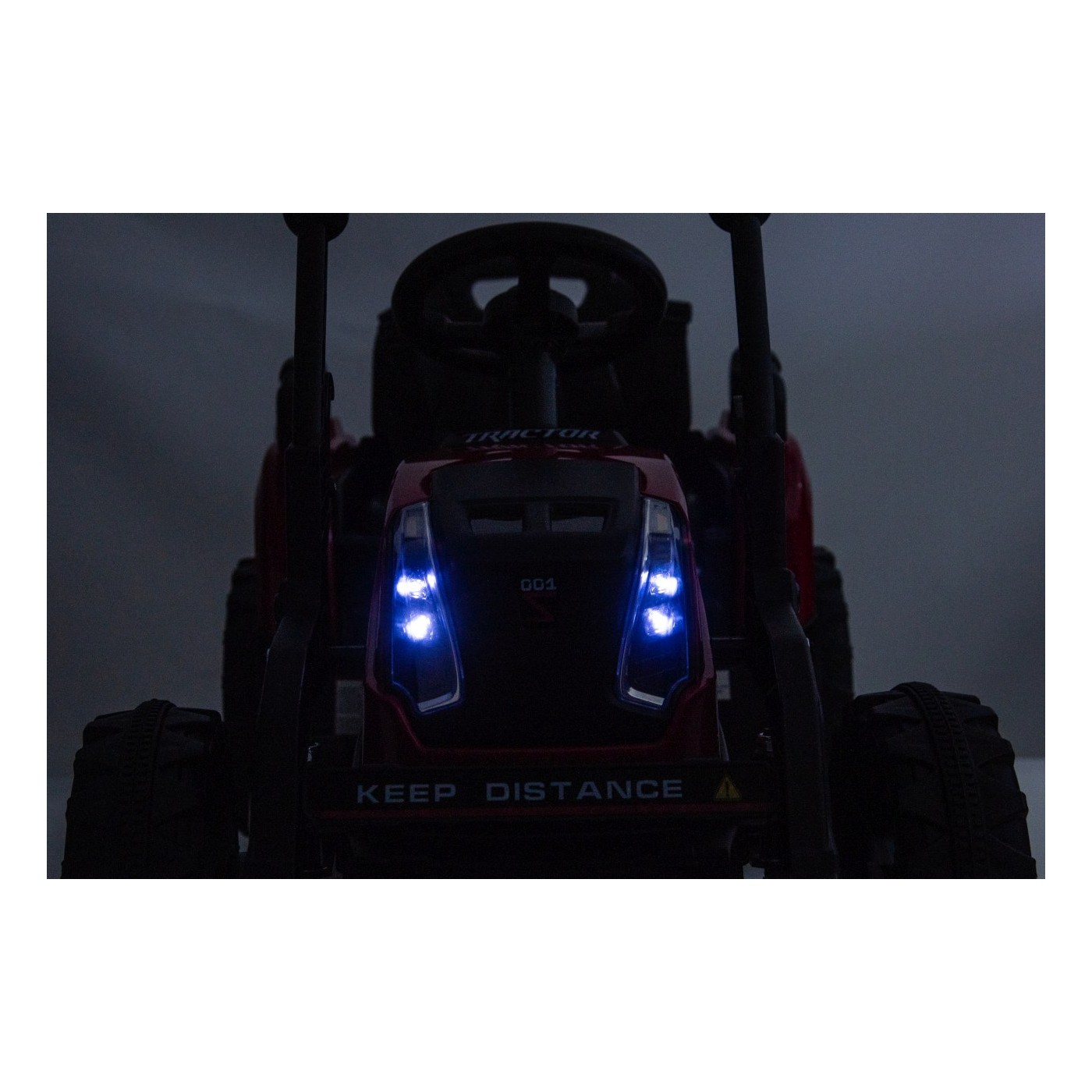 Traktor XT60 s prívesom Červený