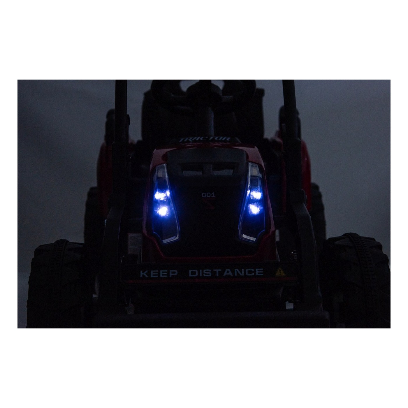 Traktor XT60 s prívesom Červený