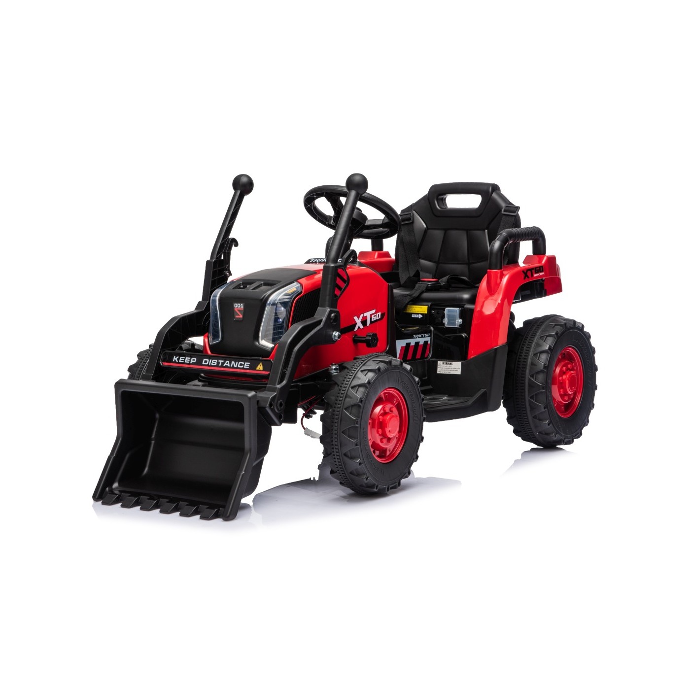 Traktor XT60 s prívesom Červený